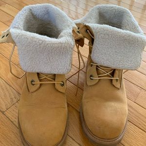 WOMEN'S JAYNE WATERPROOF FLEECE FOLD-DOWN BOOTS